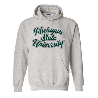 Michigan State - NCAA Football : Kevin Wigenton II Vintage Football Hooded Sweatshirt