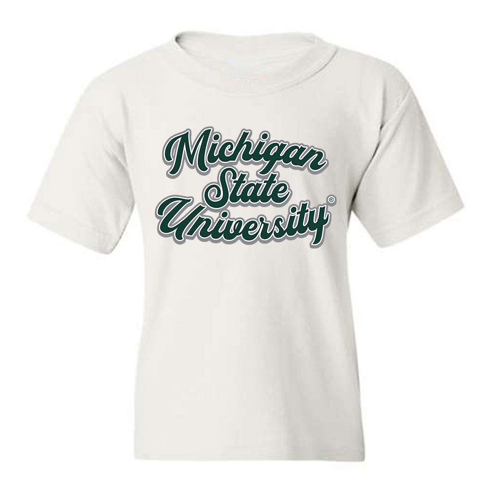 Michigan State - NCAA Football : Semar Melvin - Vintage Football Youth T-Shirt