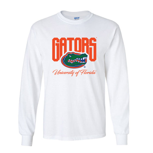 Florida - NCAA Football : Riley Simonds Vintage Football Long Sleeve T-Shirt