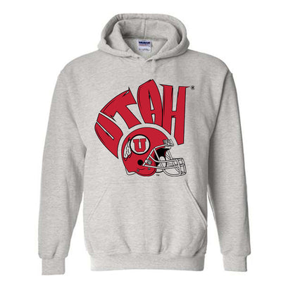 Utah - NCAA Football : Logan Castor Vintage Football Hooded Sweatshirt