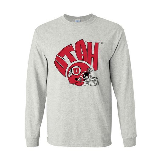 Utah - NCAA Football : Simote Pepa Vintage Football Long Sleeve T-Shirt