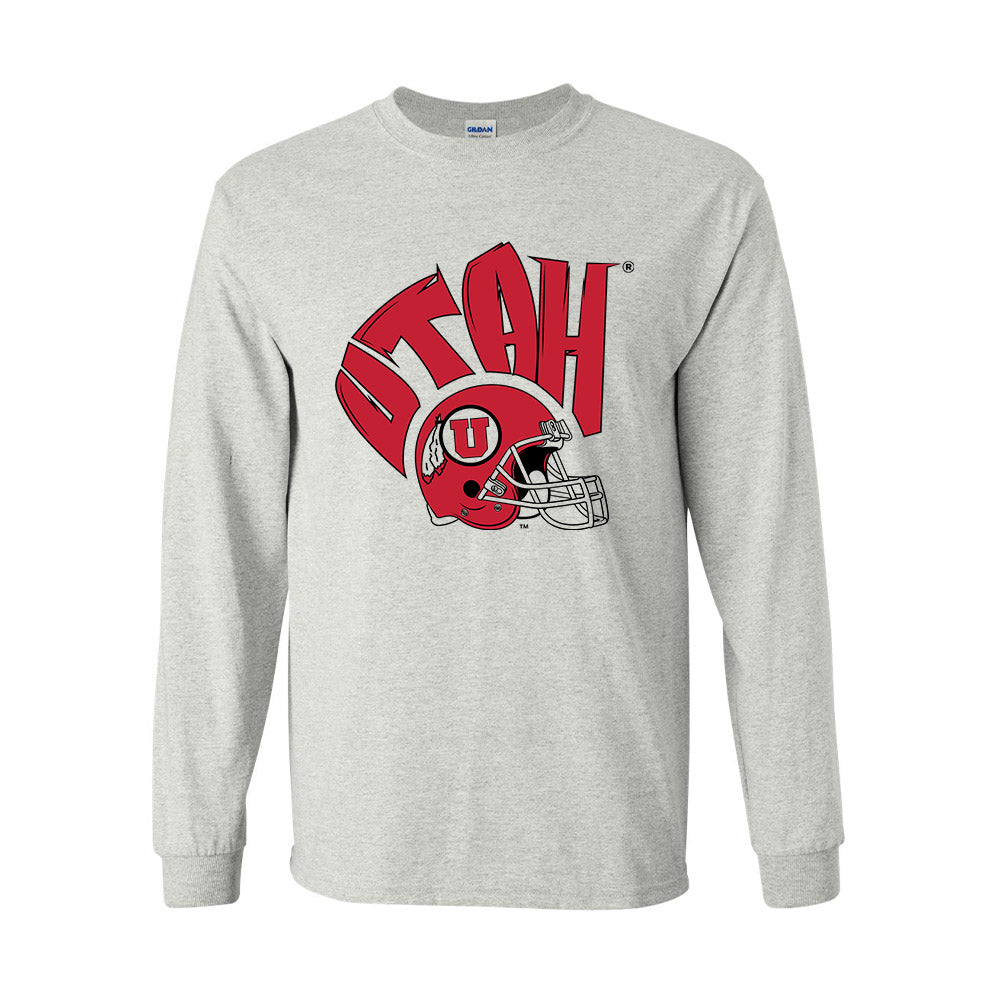 Utah - NCAA Football : Falcon Kaumatule Vintage Football Long Sleeve T-Shirt