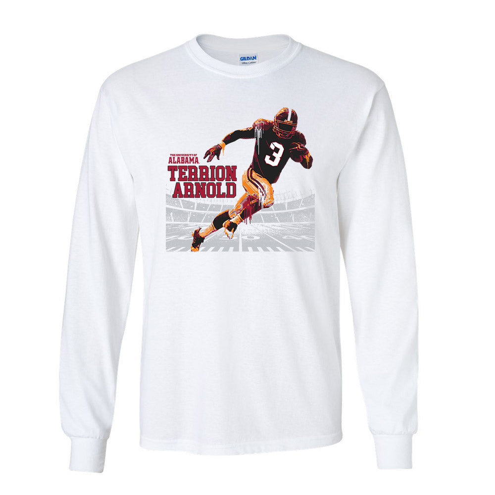Alabama - NCAA Football : Terrion Arnold Bama Football Long Sleeve T-Shirt