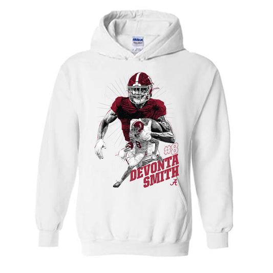 Alabama - NCAA Football : Devonta Smith Hooded Sweatshirt