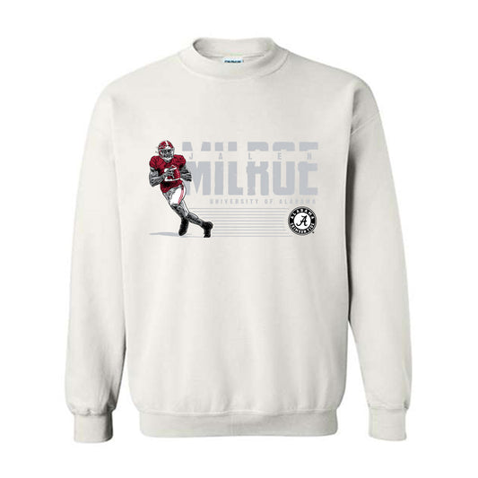 Alabama - NCAA Football : Jalen Milroe Bama Football Sweatshirt