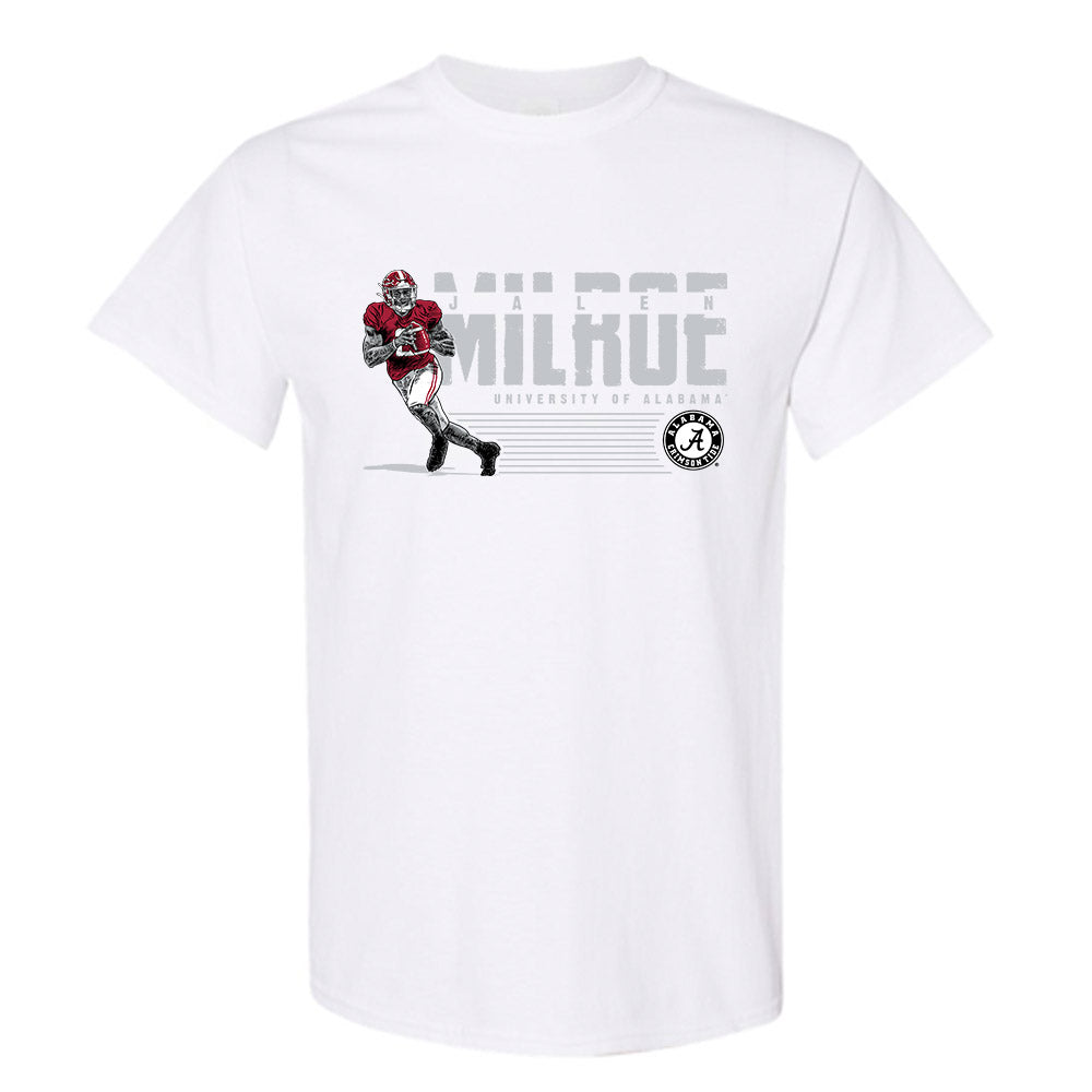 Alabama - NCAA Football : Jalen Milroe Bama Football T-Shirt