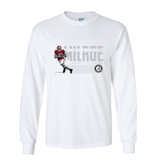 Alabama - NCAA Football : Jalen Milroe Bama Football Long Sleeve T-Shirt