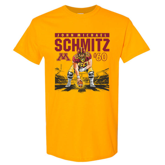 Minnesota - NCAA Football : John Michael Schmitz - Ol Short Sleeve T-Shirt