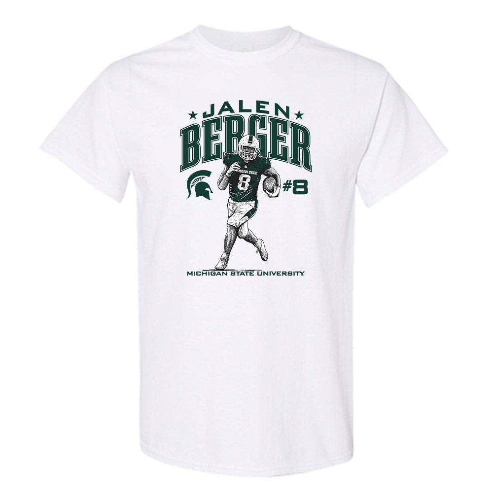 Michigan State - NCAA Football : Jalen Berger T-Shirt