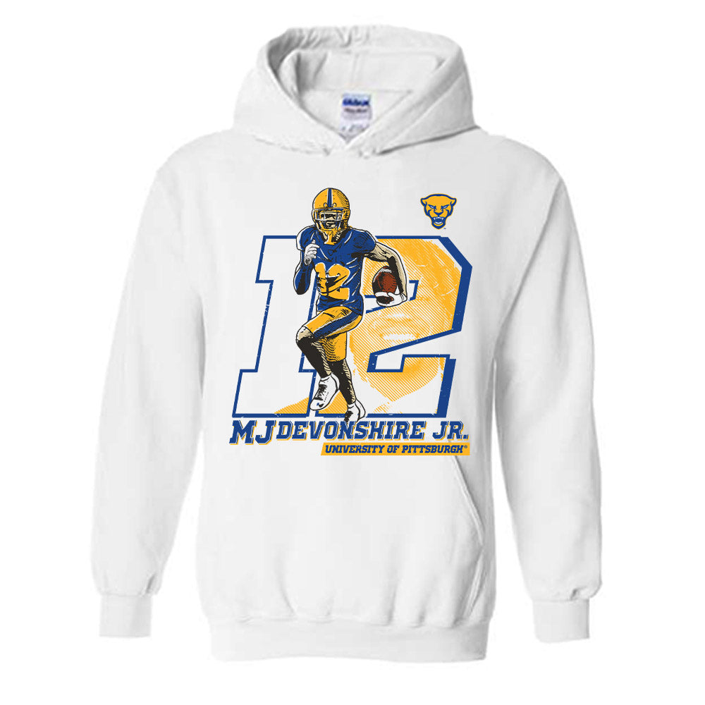 Pittsburgh - NCAA Football : MJ Devonshire Pitt Football Hooded Sweatshirt