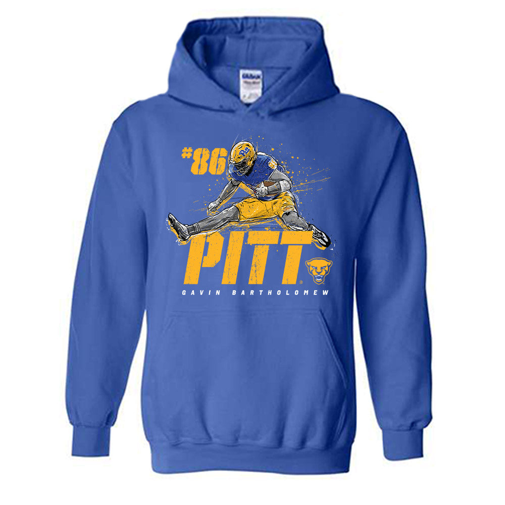 Pittsburgh - NCAA Football : Gavin Bartholomew Pitt Football Hooded Sweatshirt