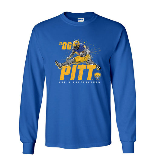 Pittsburgh - NCAA Football : Gavin Bartholomew Pitt Football Long Sleeve T-Shirt