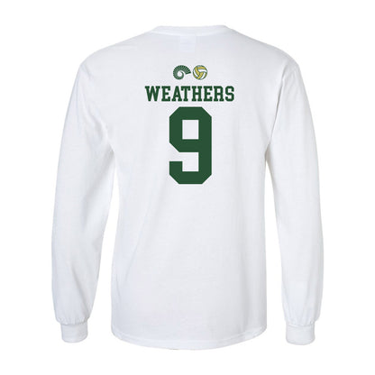 Colorado State - NCAA Women's Volleyball : Naeemah Weathers Spike Long Sleeve T-Shirt