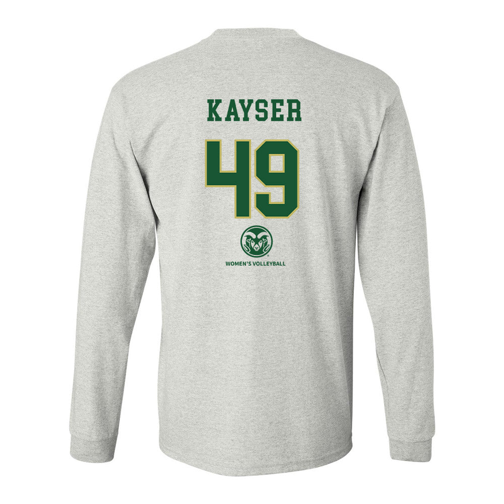 Colorado State - NCAA Women's Volleyball : Ruby Kayser Ace Long Sleeve T-Shirt