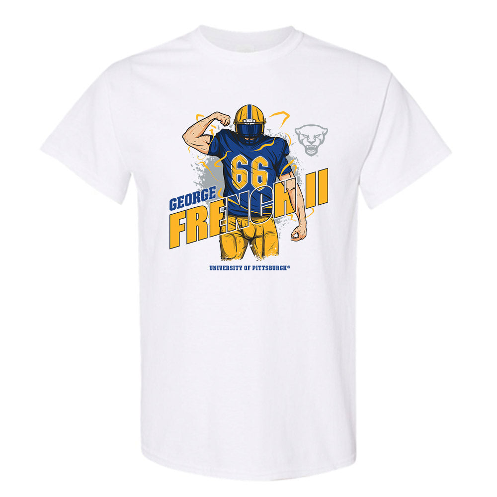Pittsburgh - NCAA Football : George French II Pitt Football T-Shirt