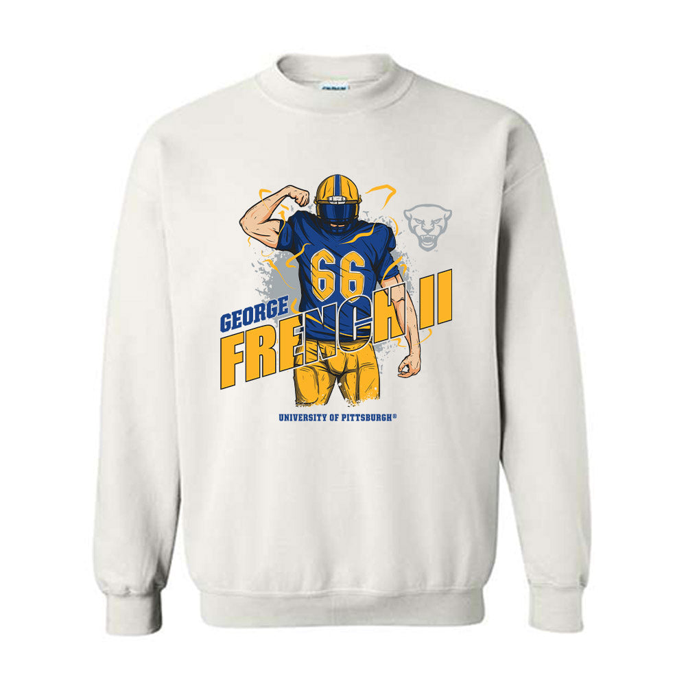 Pittsburgh - NCAA Football : George French II Pitt Football Sweatshirt