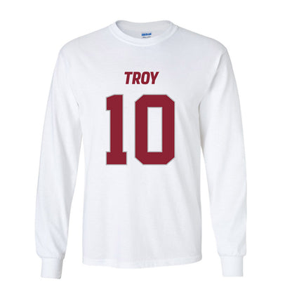 Troy - NCAA Football : Jayden McDonald Shersey Long Sleeve T-Shirt