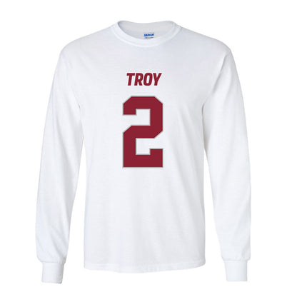Troy - NCAA Football : Deyunkrea Lewis Shersey Long Sleeve T-Shirt