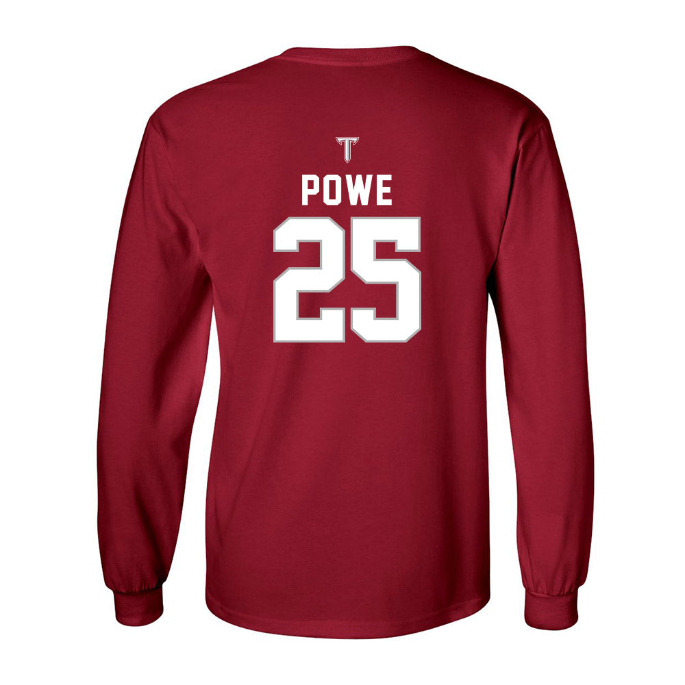Troy - NCAA Football : Justin Powe Shersey Long Sleeve T-Shirt