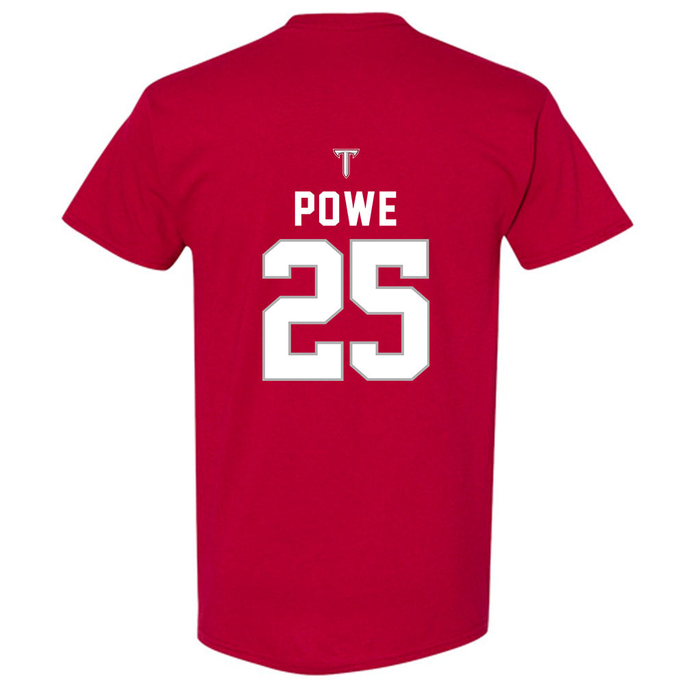 Troy - NCAA Football : Justin Powe Shersey T-Shirt