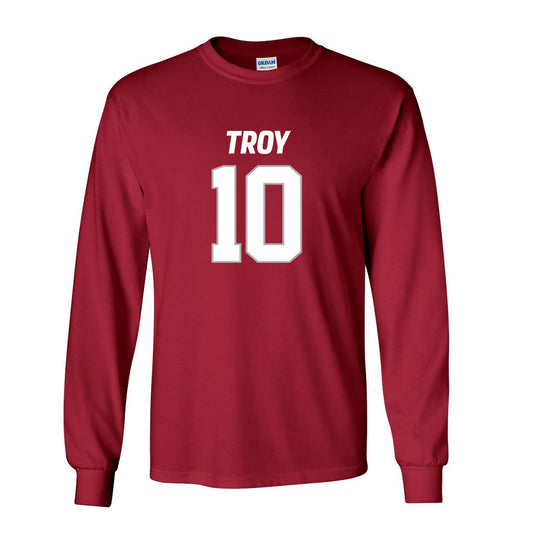 Troy - NCAA Football : Tucker Kilcrease Shersey Long Sleeve T-Shirt