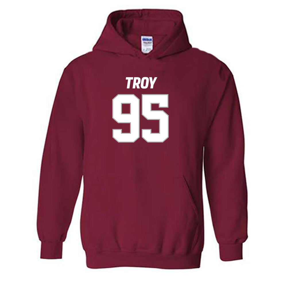 Troy - NCAA Football : Luis Medina Shersey Hooded Sweatshirt