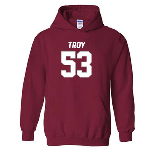 Troy - NCAA Football : Quentin Skinner Shersey Hooded Sweatshirt