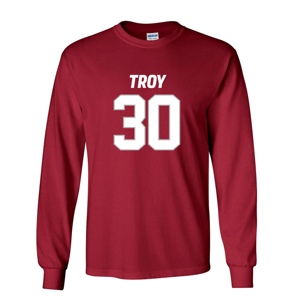 Troy - NCAA Football : Nasir Pogue Shersey Long Sleeve T-Shirt