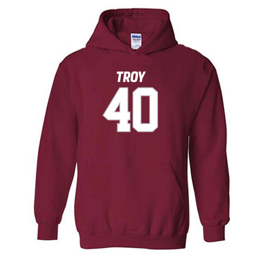 Troy - NCAA Football : Scott Renfroe Shersey Hooded Sweatshirt