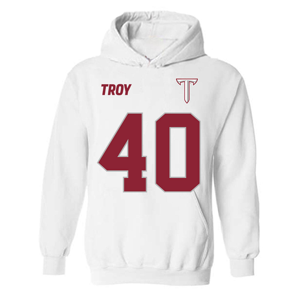 Troy - NCAA Football : Scott Renfroe Hooded Sweatshirt