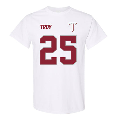 Troy - NCAA Football : Justin Powe Short Sleeve T-Shirt