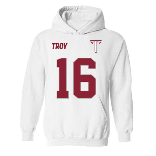 Troy - NCAA Football : Peyton Higgins Hooded Sweatshirt