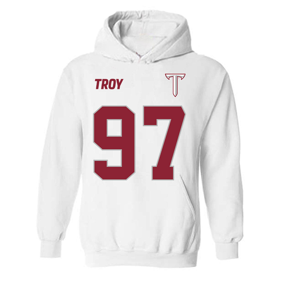 Troy - NCAA Football : Anthony Pierce Jr Hooded Sweatshirt