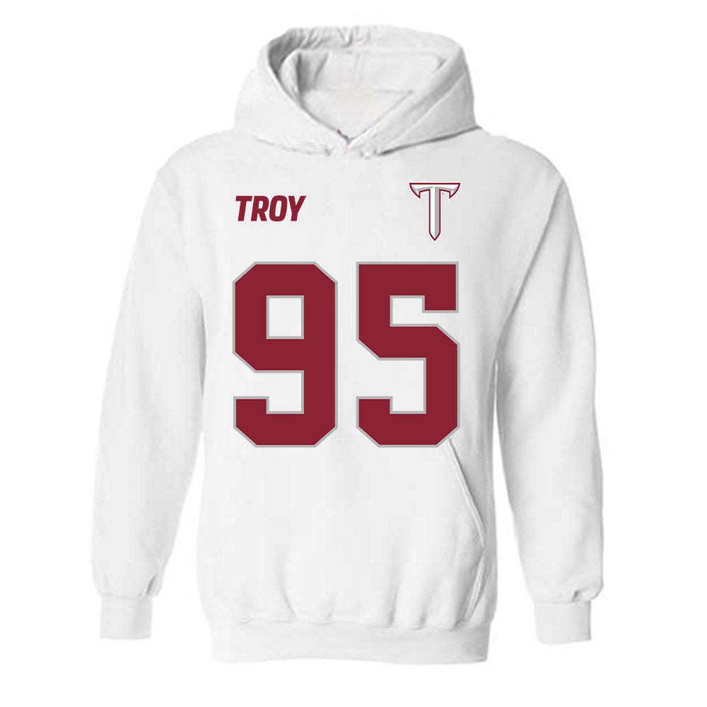 Troy - NCAA Football : Luis Medina Hooded Sweatshirt