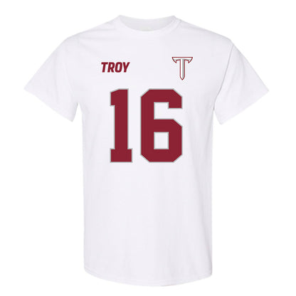Troy - NCAA Football : Peyton Higgins Short Sleeve T-Shirt