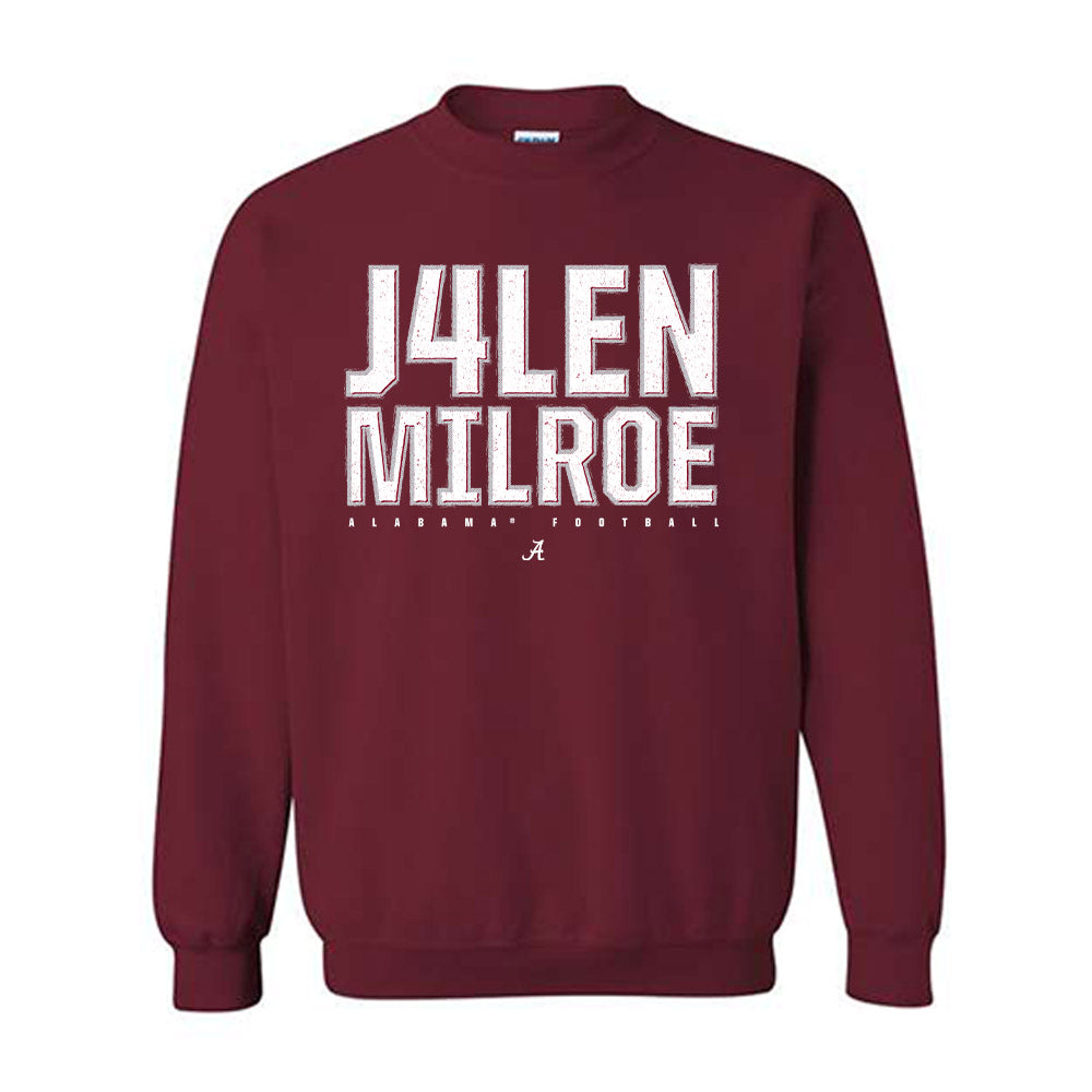 Alabama - NCAA Football : Jalen Milroe Typefocused Sweatshirt