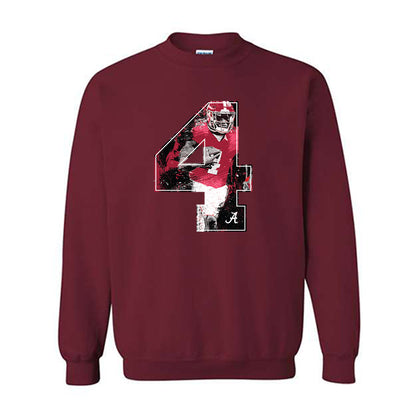 Alabama - NCAA Football : Jalen Milroe Sweatshirt