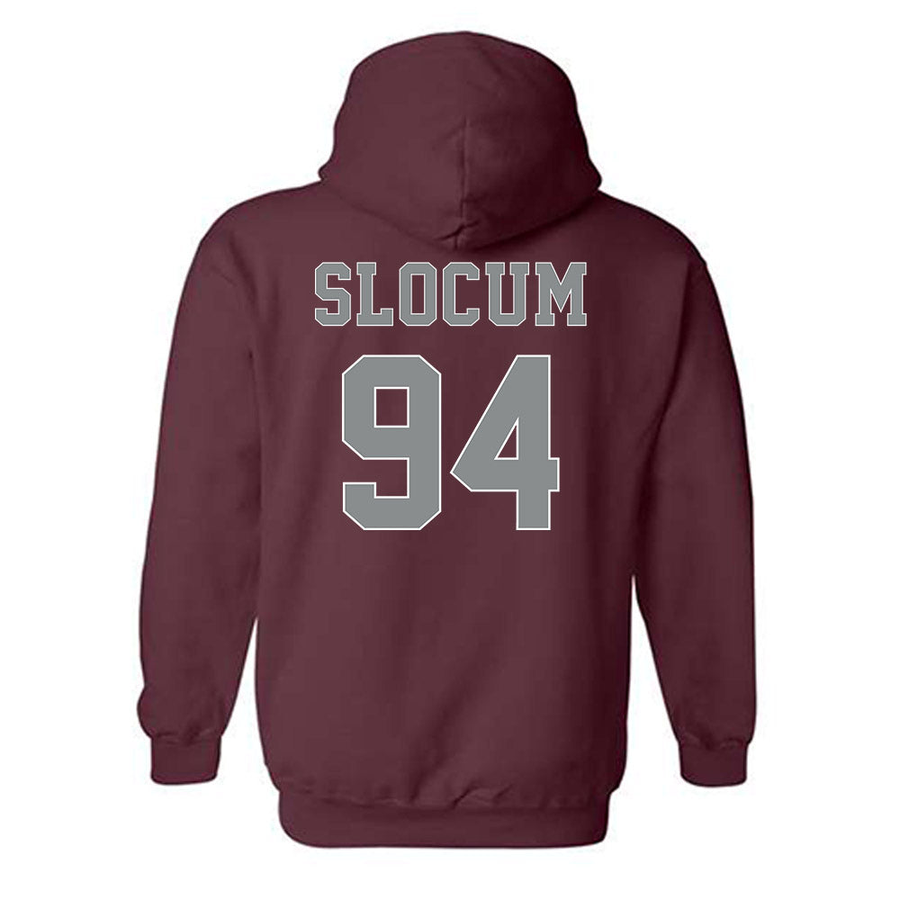 NCCU - NCAA Football : Dontae Slocum - Hooded Sweatshirt Classic Shersey