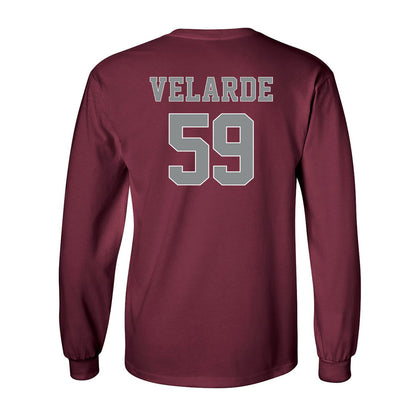 NCCU - NCAA Football : Juan Velarde Shersey Long Sleeve T-Shirt