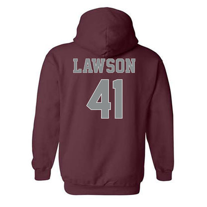 NCCU - NCAA Football : Isaiah Lawson Shersey Hooded Sweatshirt