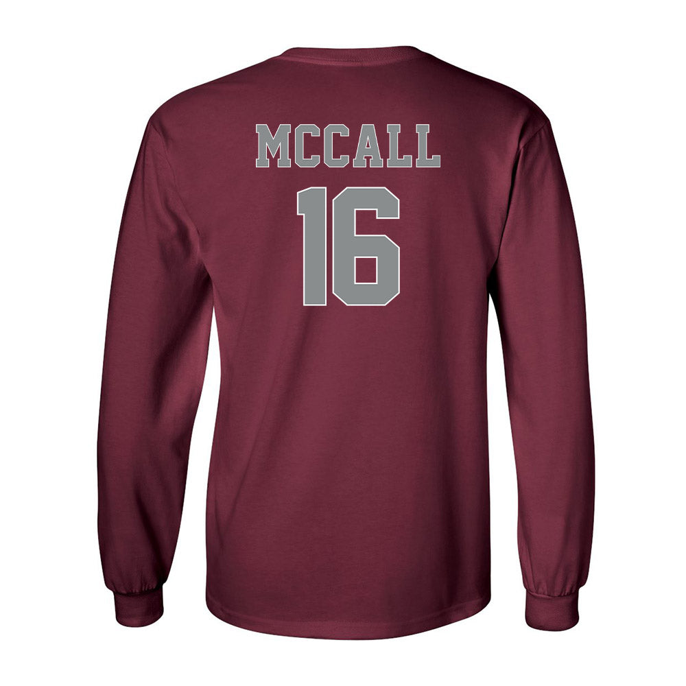 NCCU - NCAA Football : Makai McCall Shersey Long Sleeve T-Shirt