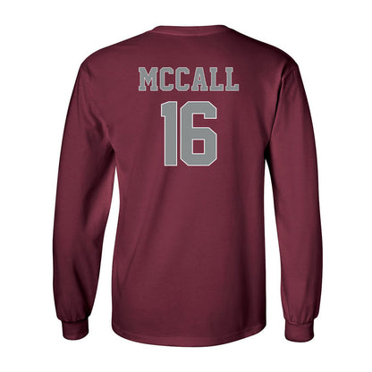 NCCU - NCAA Football : Makai McCall Shersey Long Sleeve T-Shirt