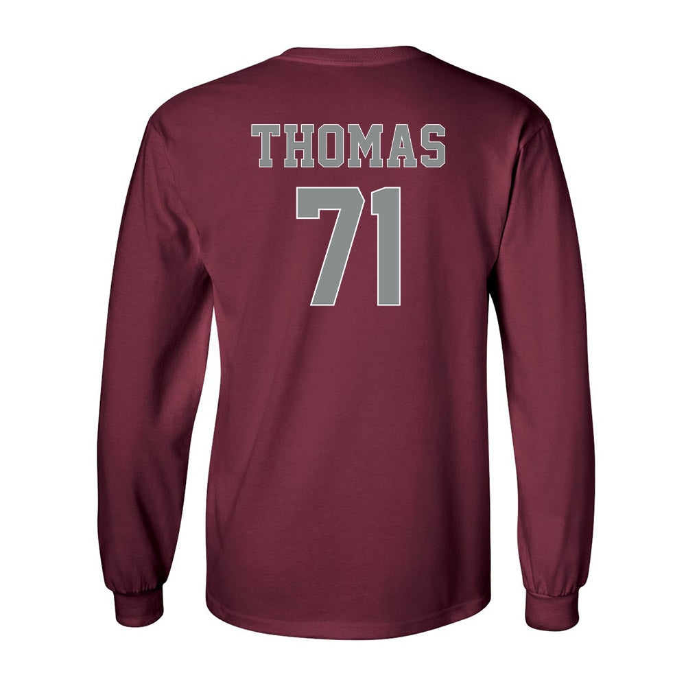 NCCU - NCAA Football : Da'Quan Thomas Shersey Long Sleeve T-Shirt