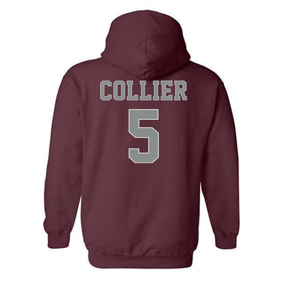 NCCU - NCAA Football : Latrell Mookie Collier Shersey Hooded Sweatshirt
