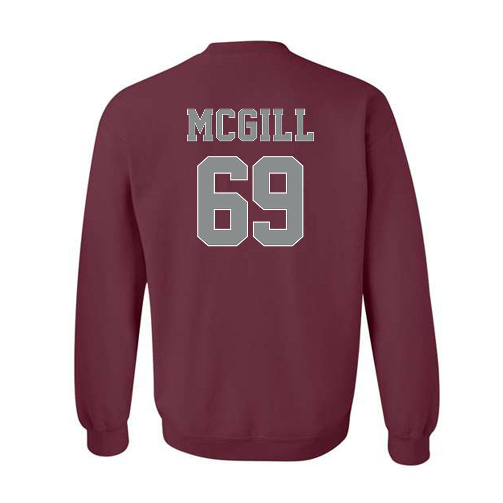 NCCU - NCAA Football : Jordan McGill Shersey Sweatshirt