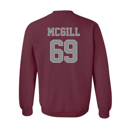 NCCU - NCAA Football : Jordan McGill Shersey Sweatshirt