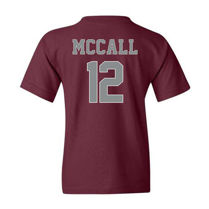 NCCU - NCAA Football : Quentin McCall - Shersey Youth T-Shirt