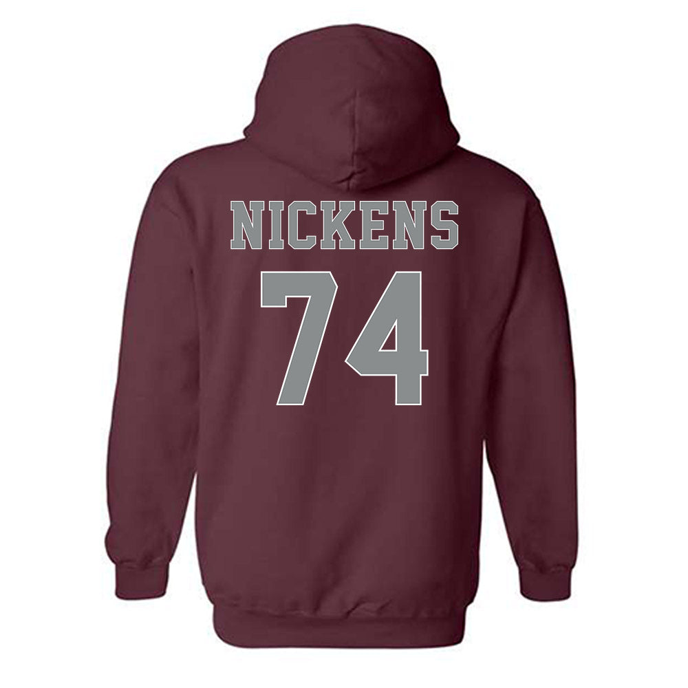 NCCU - NCAA Football : Andrew Nickens - Shersey Hooded Sweatshirt