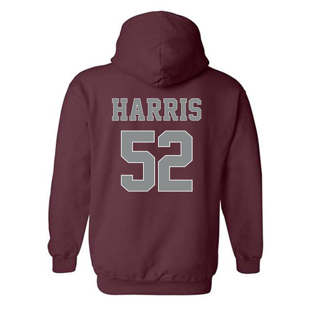 NCCU - NCAA Men's Basketball : Jadarius Harris - Hooded Sweatshirt Classic Shersey