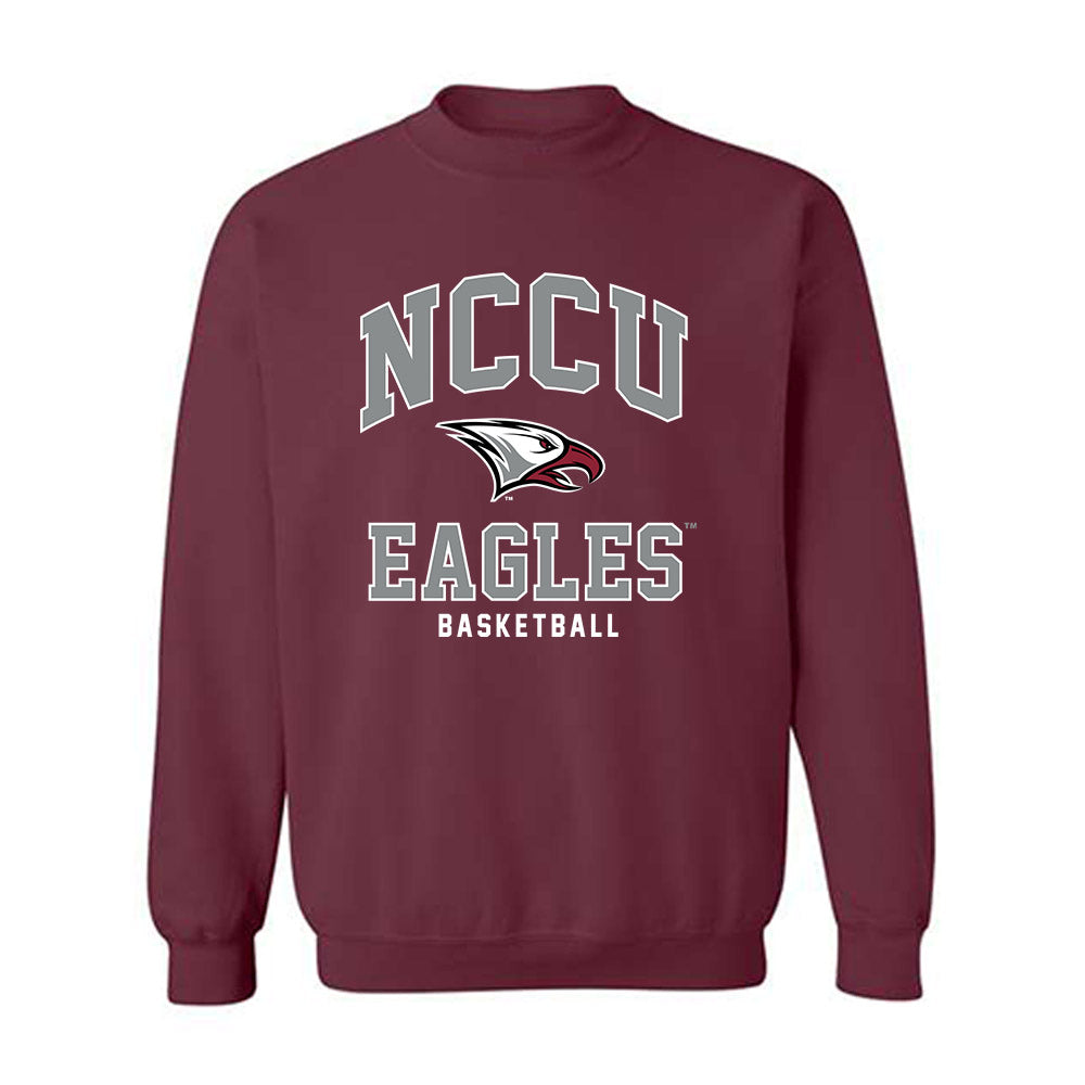 NCCU - NCAA Men's Basketball : Jadarius Harris - Crewneck Sweatshirt Classic Shersey